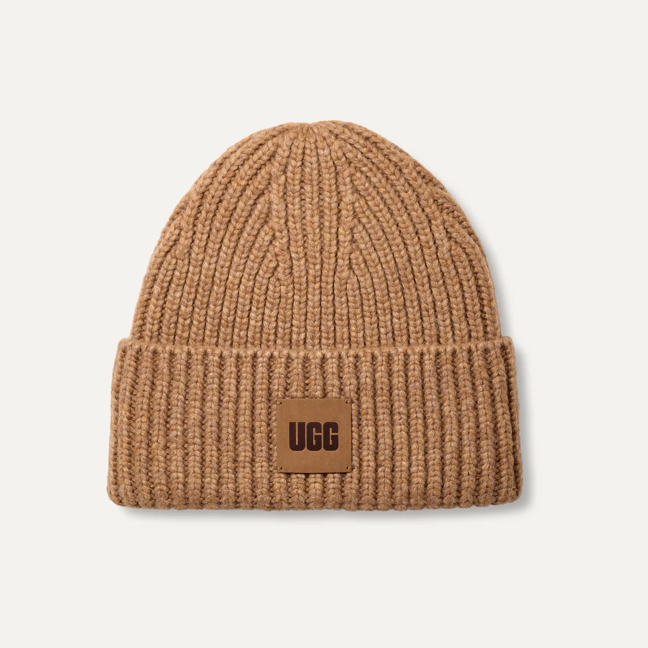 Tuque en tricot côtelé à grosses mailles