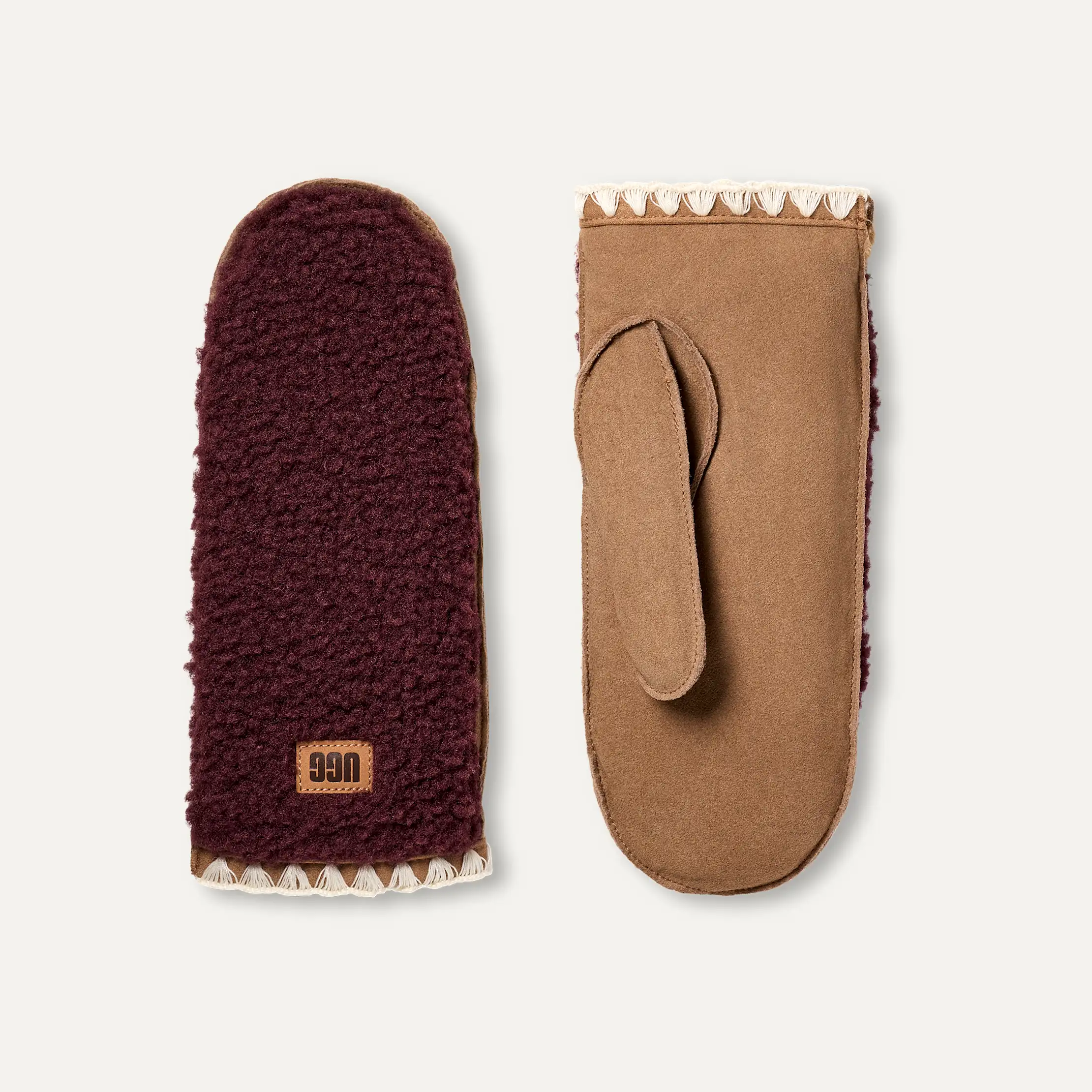Women's UGGfluff Scalloped Mitten
