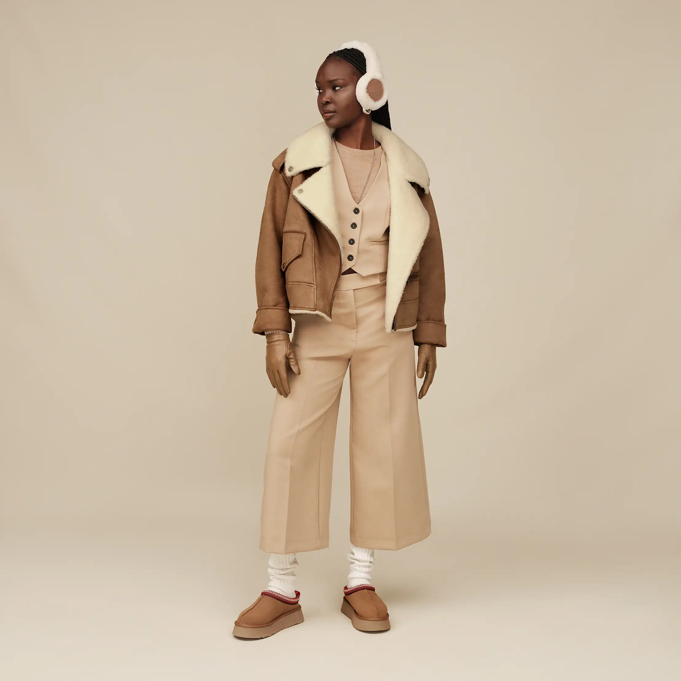 UGG® Finnian LuxeFluff Moto Jacket for Women | UGG®