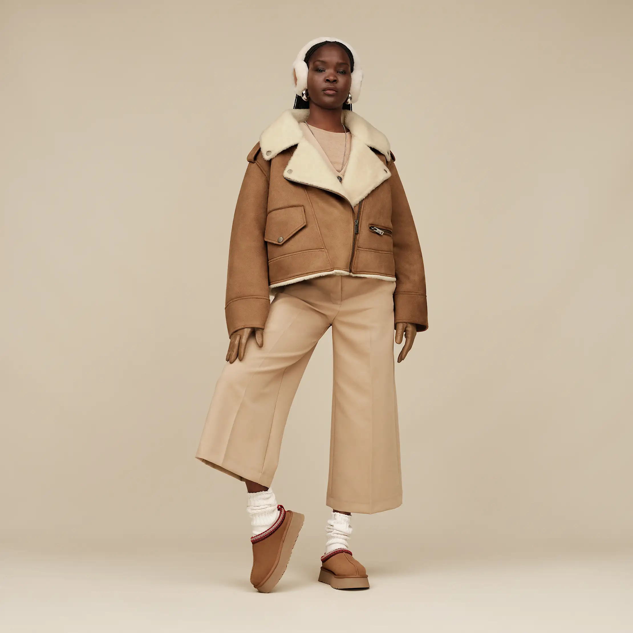 UGG® Finnian LuxeFluff Moto Jacket for Women | UGG®