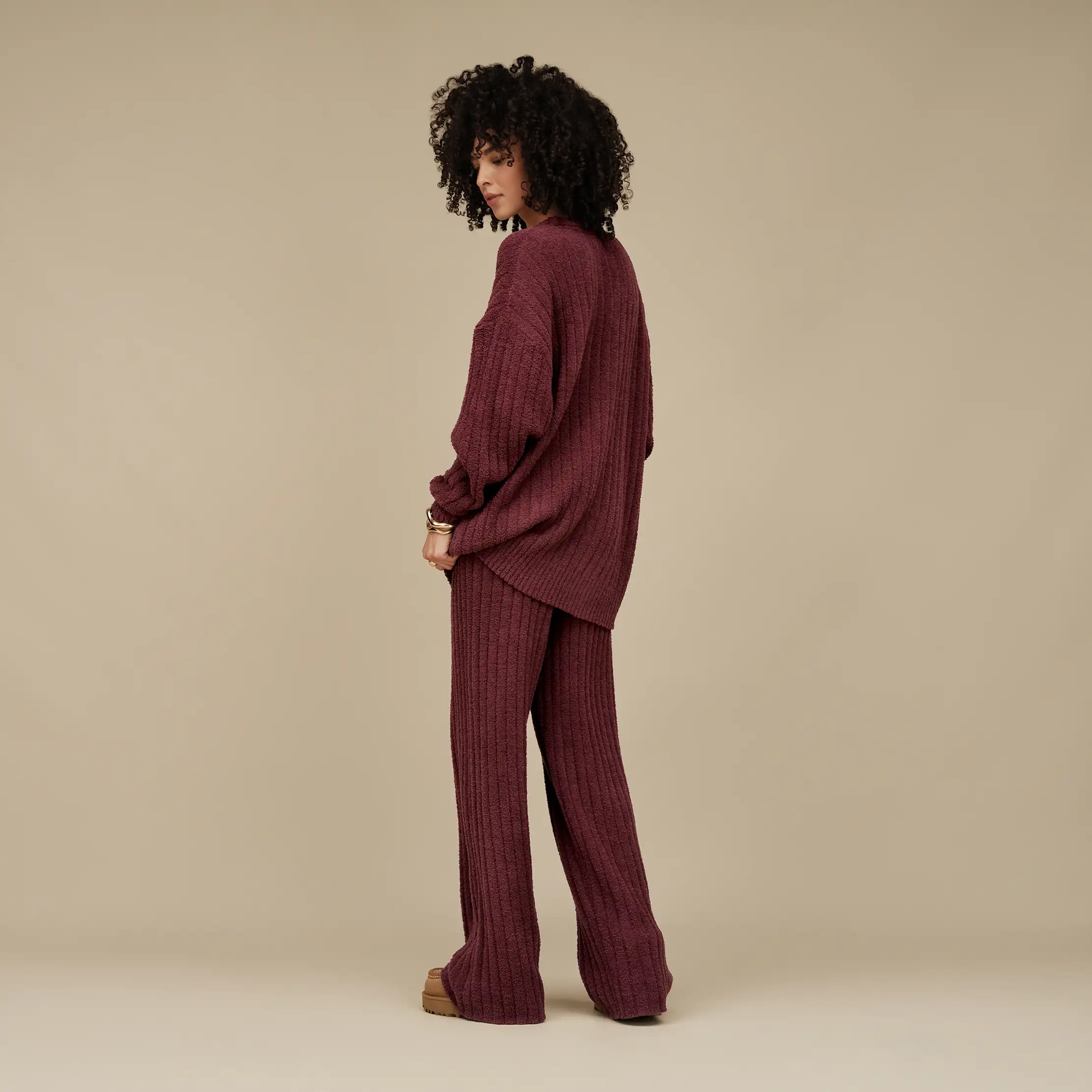 (取寄) アグ レディース トップ リブ UGG women Riz Top Rib Wild Grape UGG® Riz Top Rib for Women | UGG®