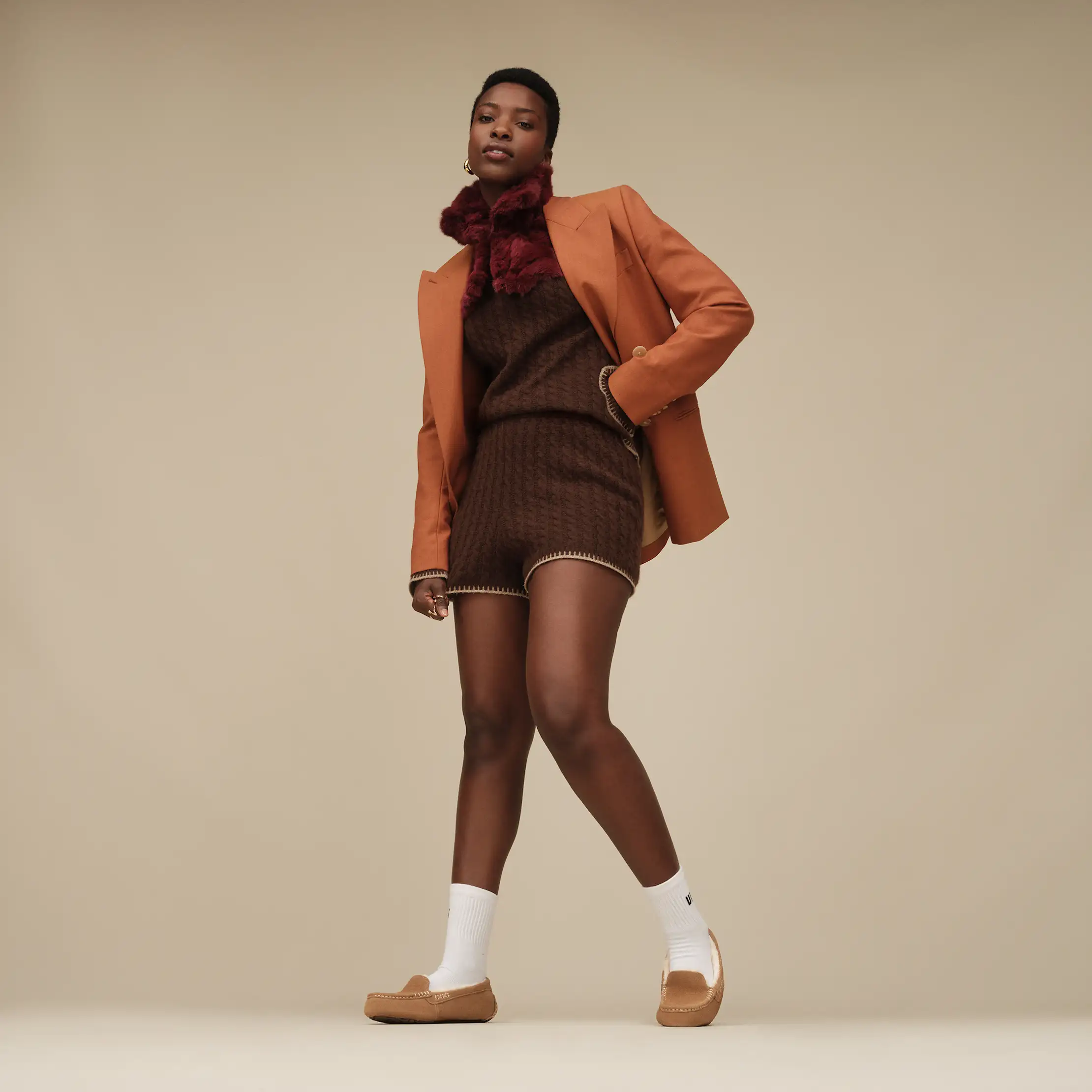 UGG Azriel Cable Knit Short for Women | UGG®