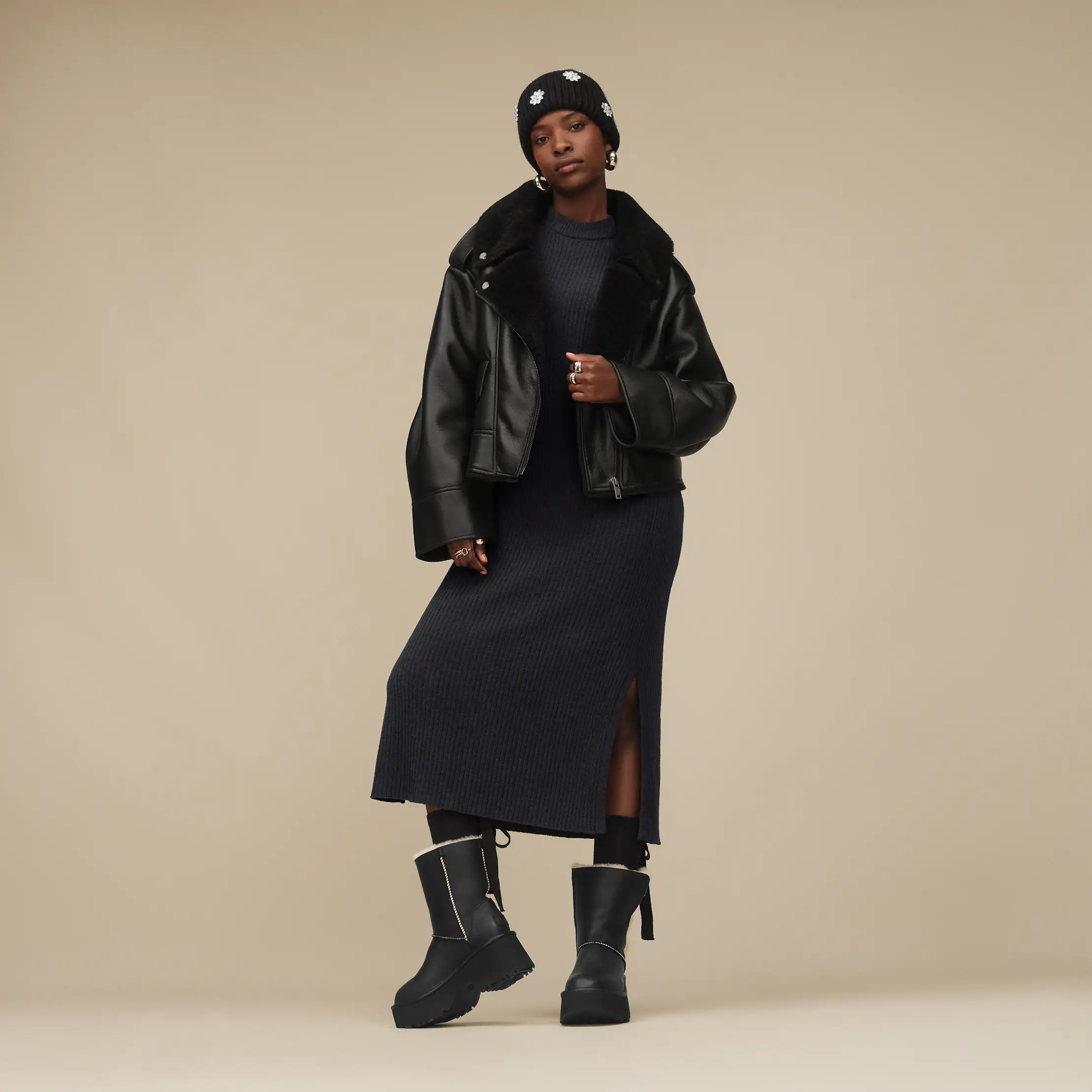 UGG® Finnian LuxeFluff Moto Jacket for Women | UGG®