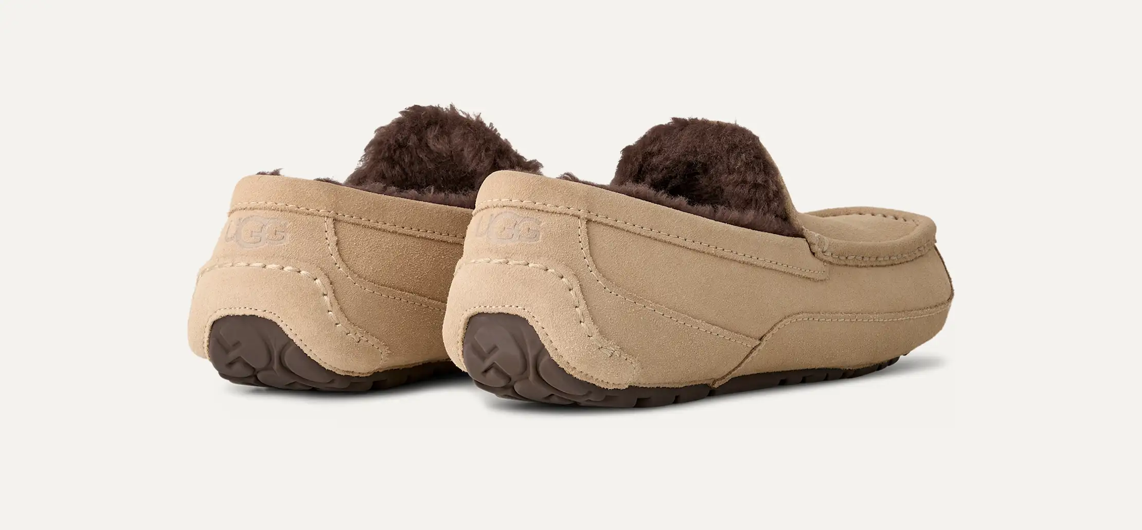 UGG Australia ASCOT SUEDE Indoor/outdoor Slipper Sz 10 Brown UGG Ascot Men main image 4