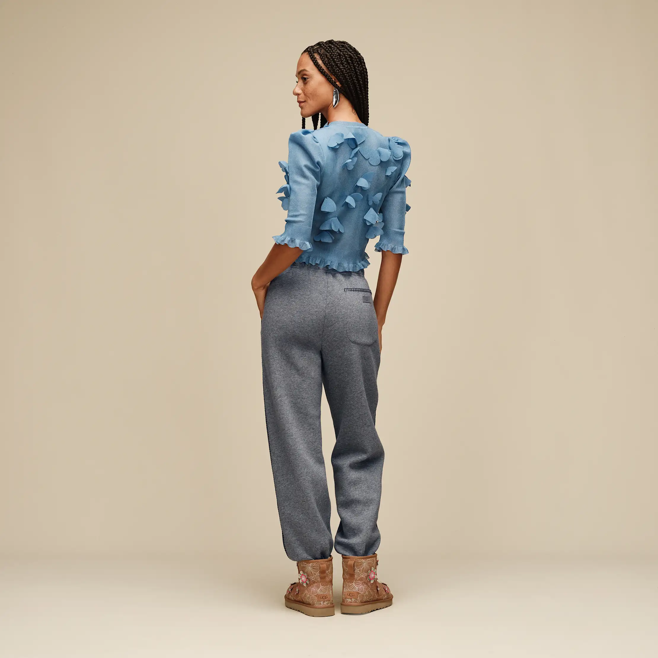 Pantalon en molleton classique