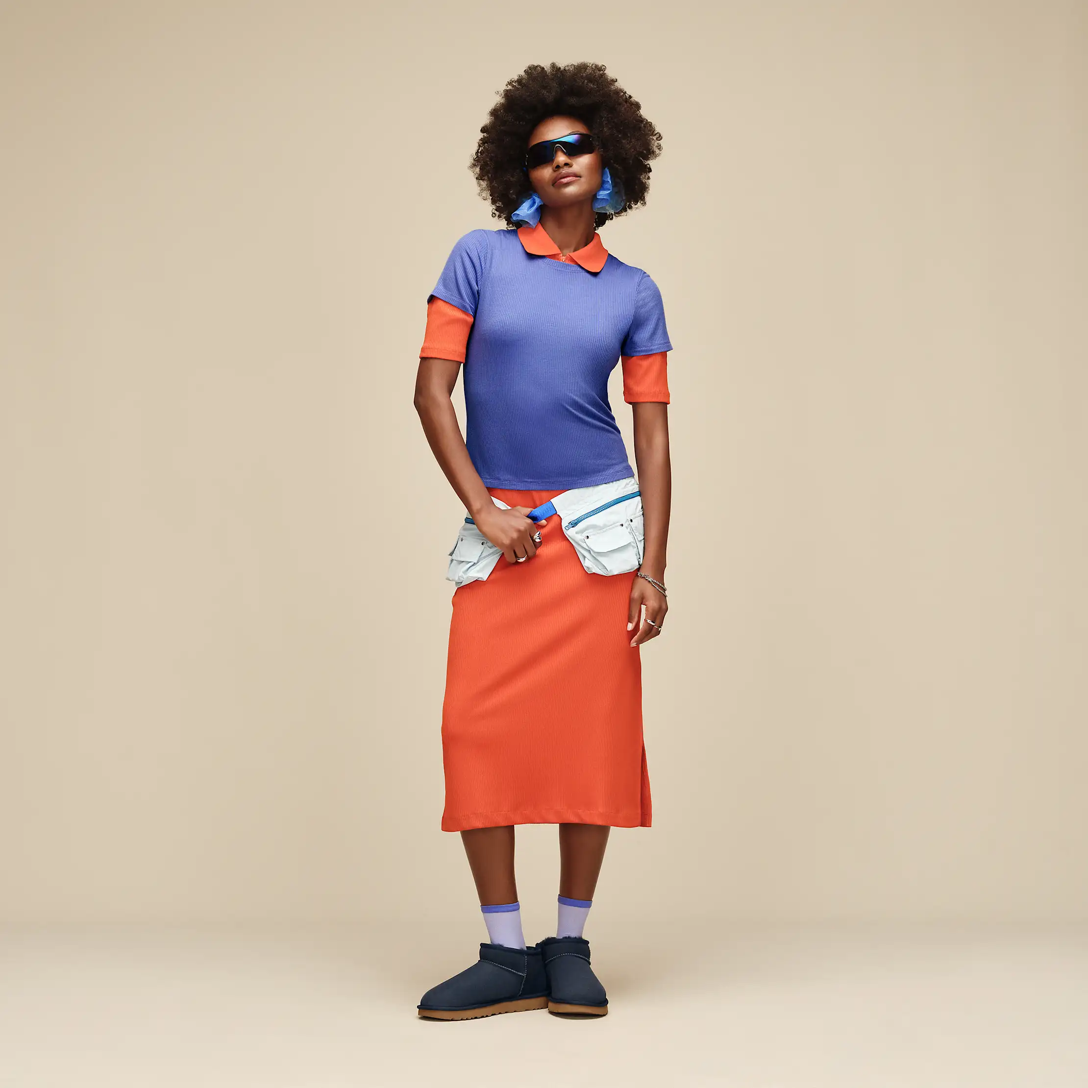 (取寄) アグ レディース ミリアム ベイビー ティー リブ UGG women Miriam Baby Tee Rib Silver Taupe Miriam Baby Tee Rib for Women | UGG®