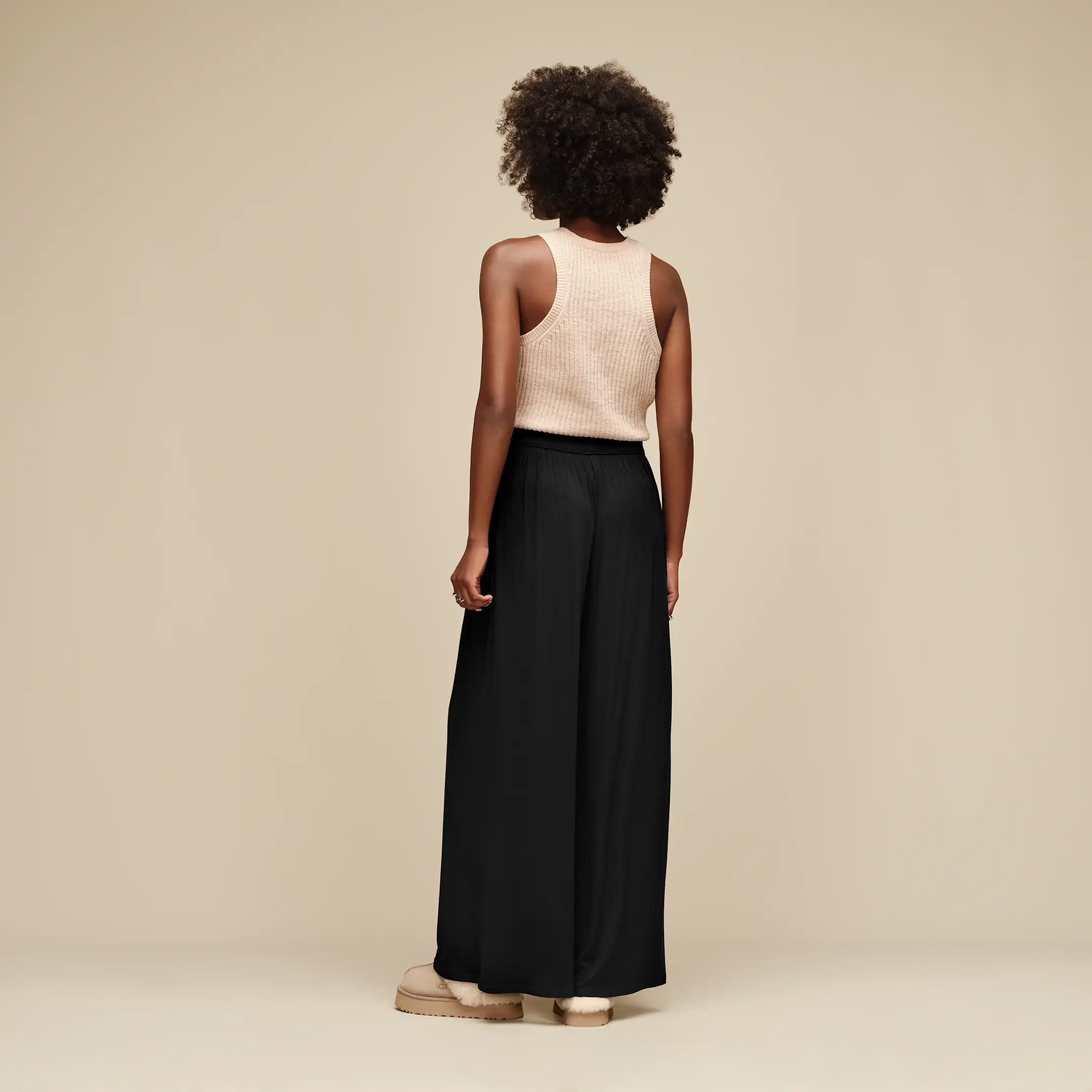 Pantalon large côtelé Imogen