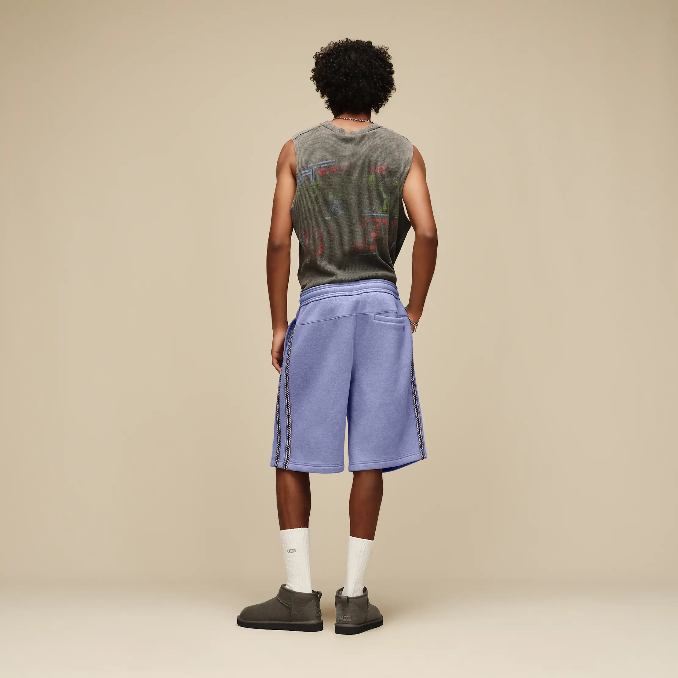 Trey Rib Knit Crew Socks for Men | UGG®