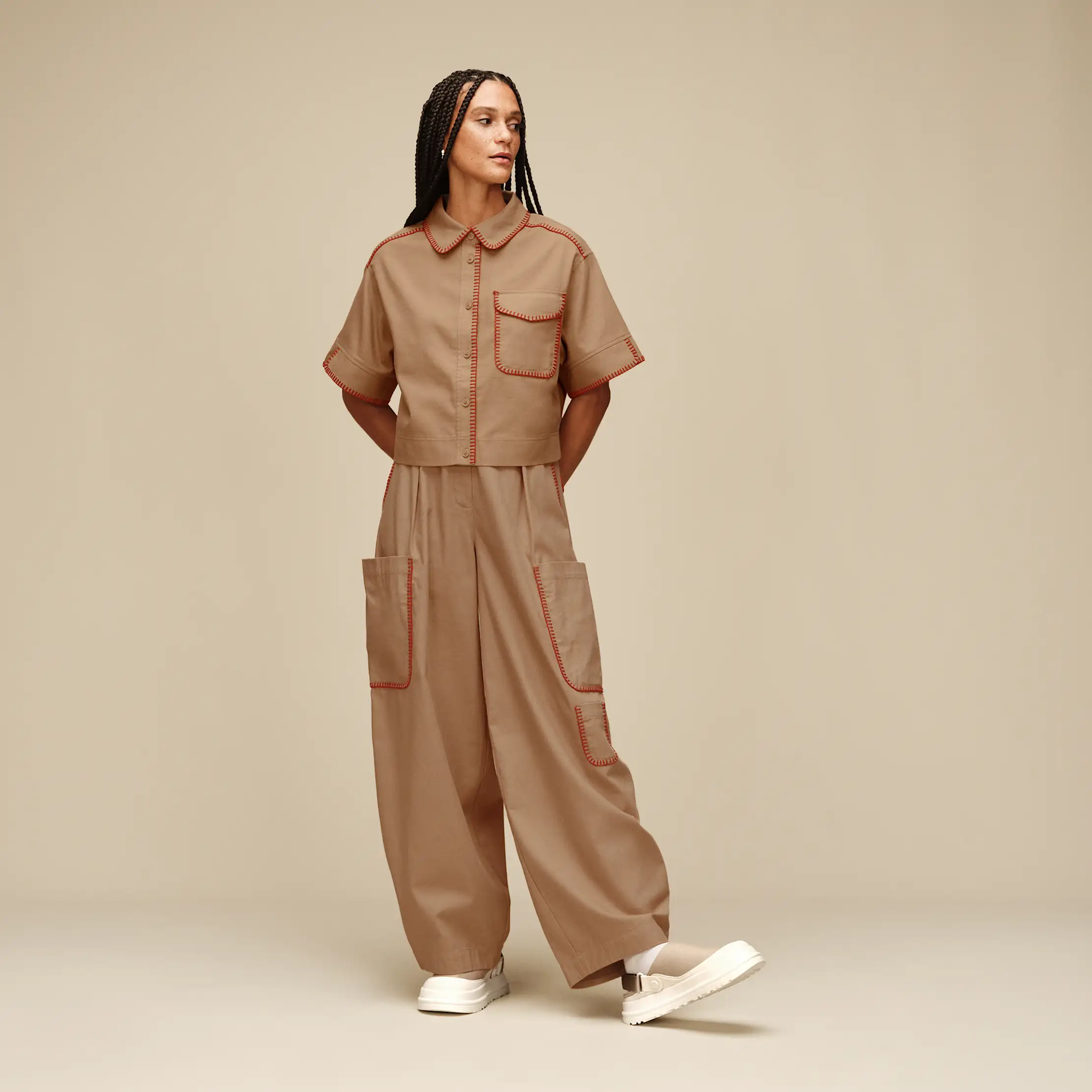 Sabot en toile GoldenGlow