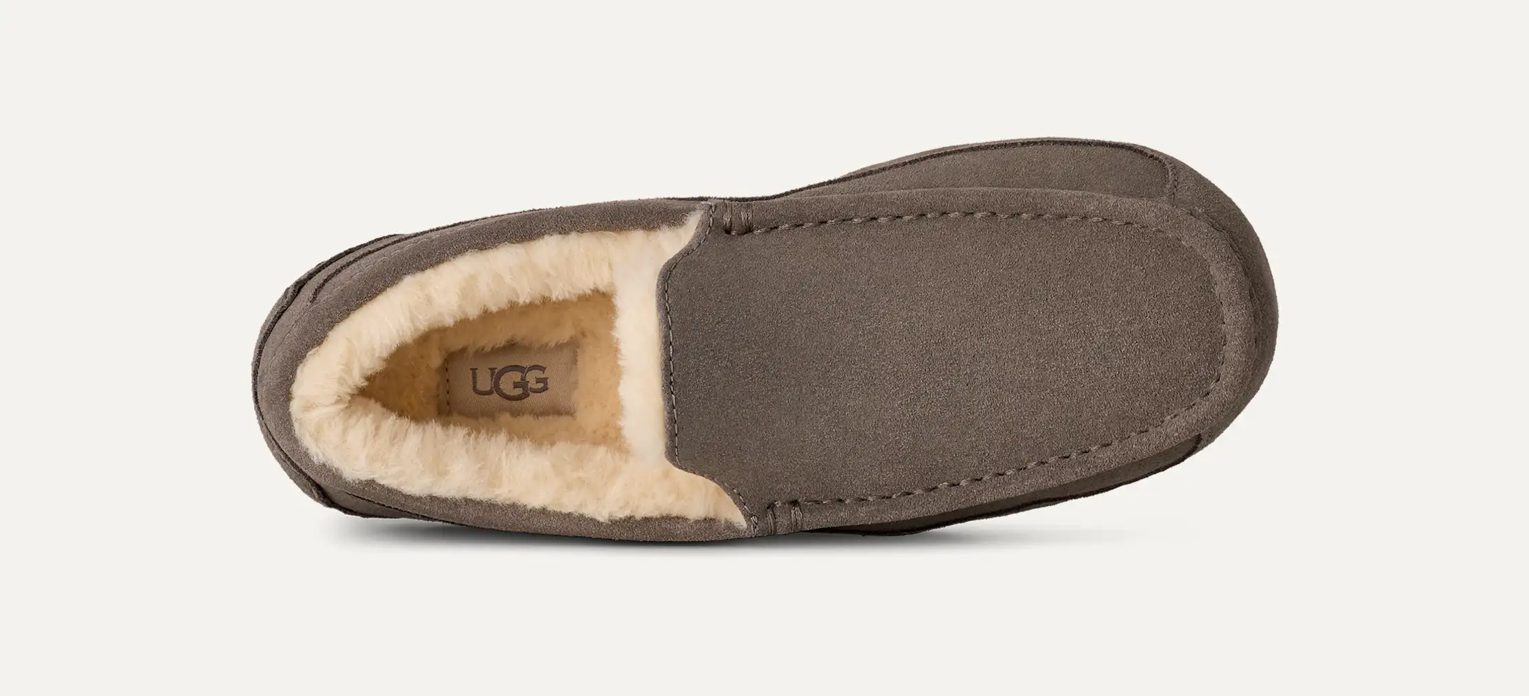 UGG Men\'s Ascot Suede Moc Toe Gray Slippers Size 13 Ugg Men main image 2