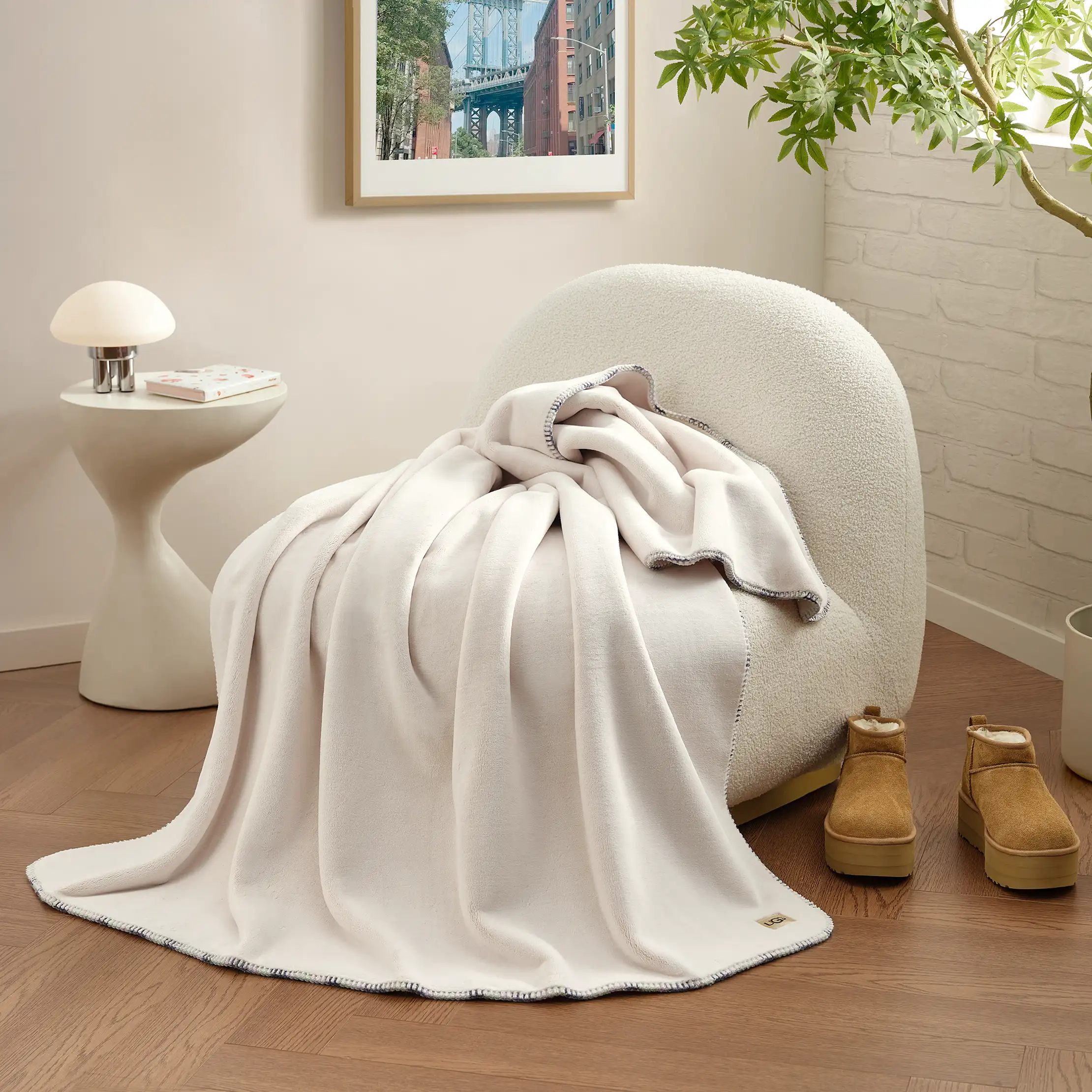 Color Stitch Coco Throw 50"x70"