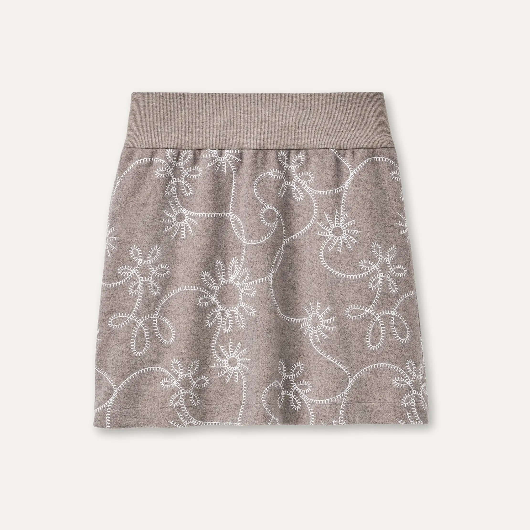 Botanic Embroidered Skirt