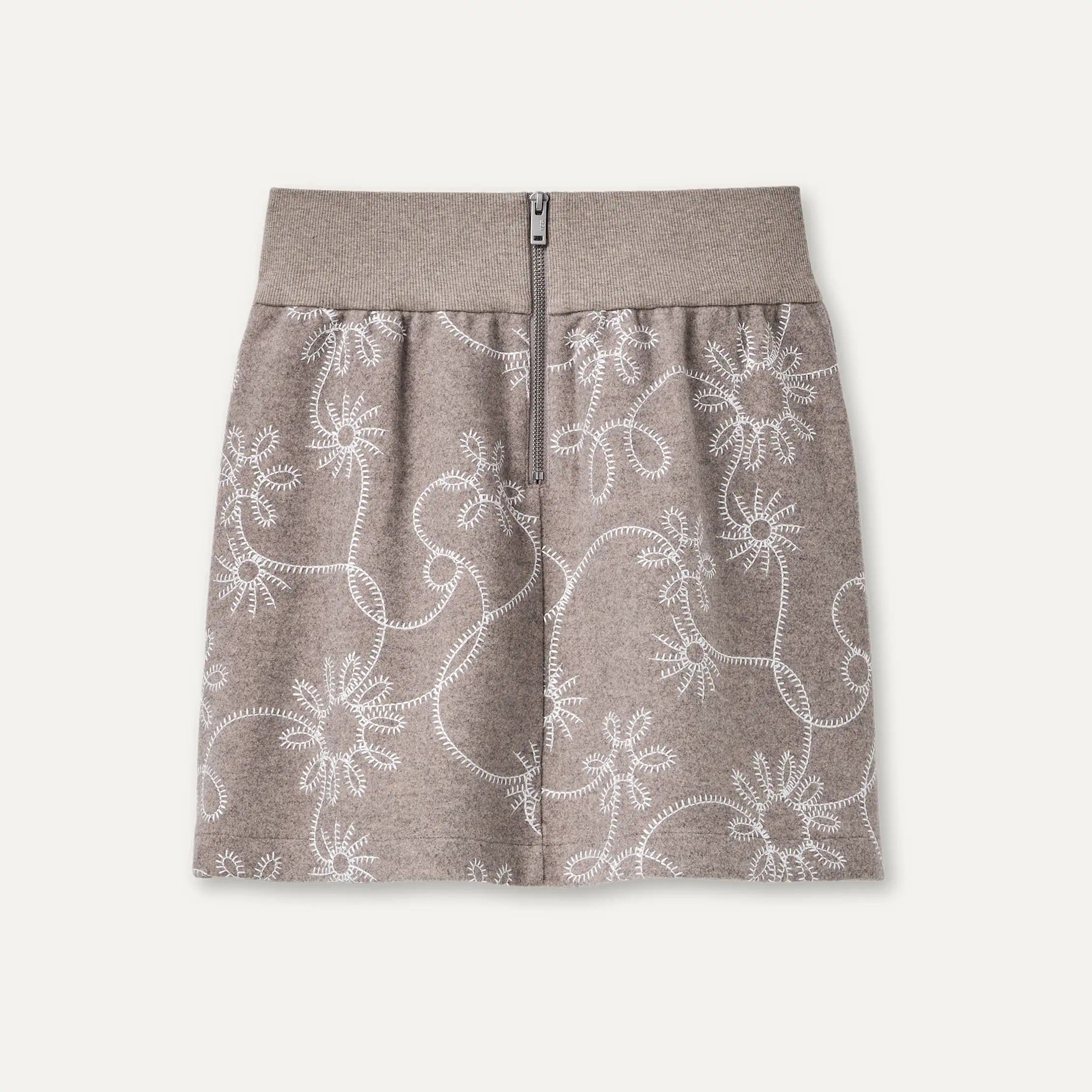Botanic Embroidered Skirt