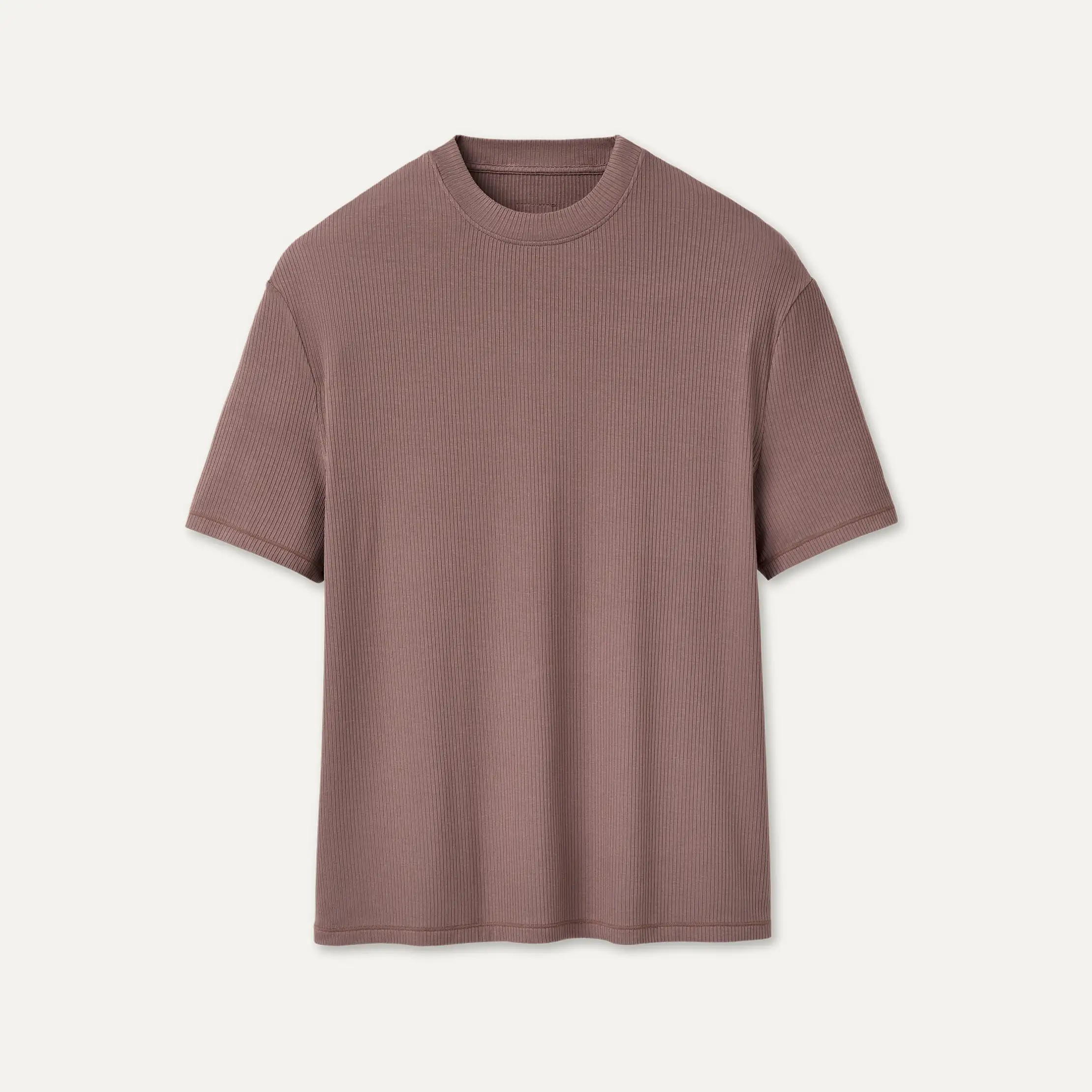 T-shirt côtelé décontracté Amarys