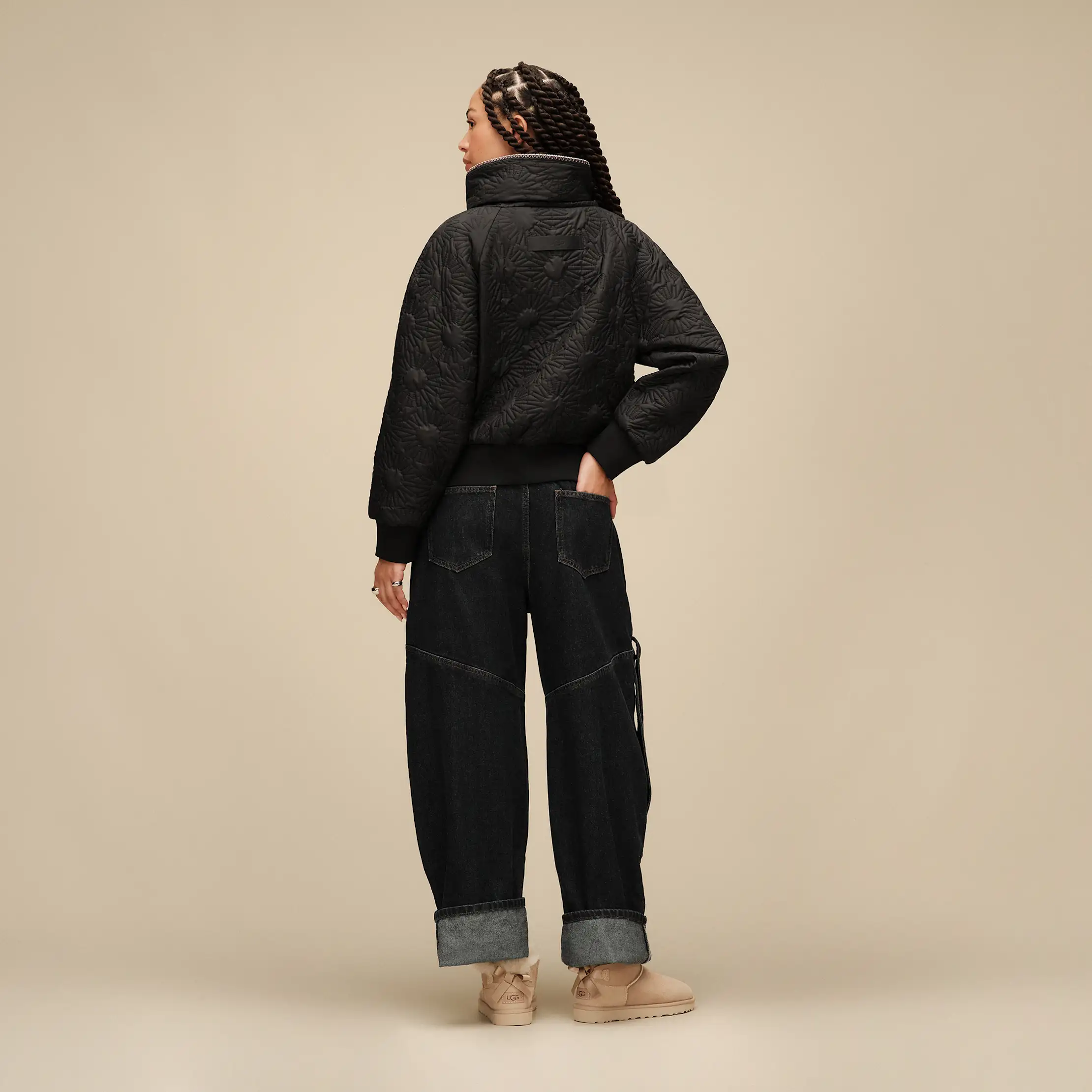 Veste à col surdimensionné Solein