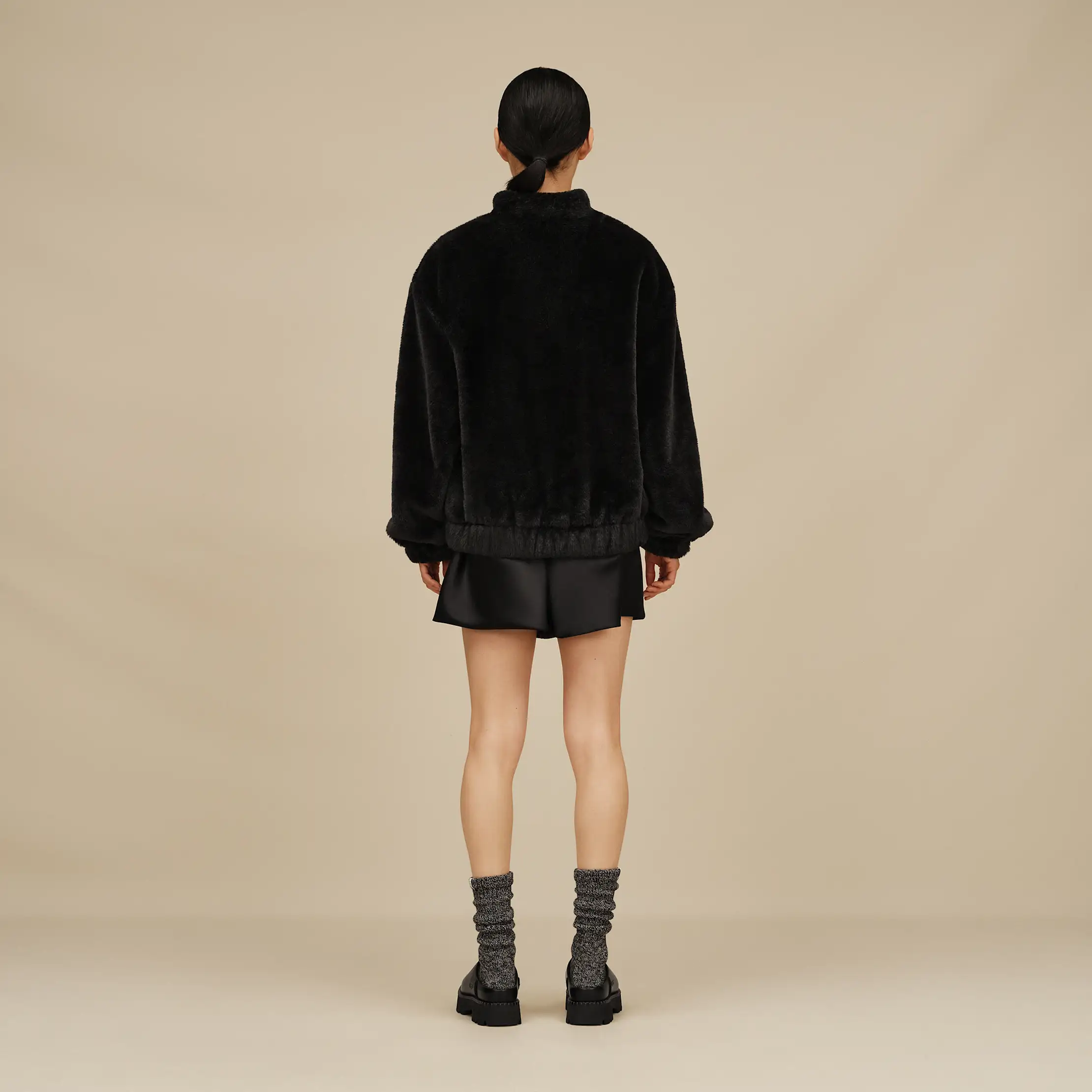 Blouson en fausse fourrure Tash