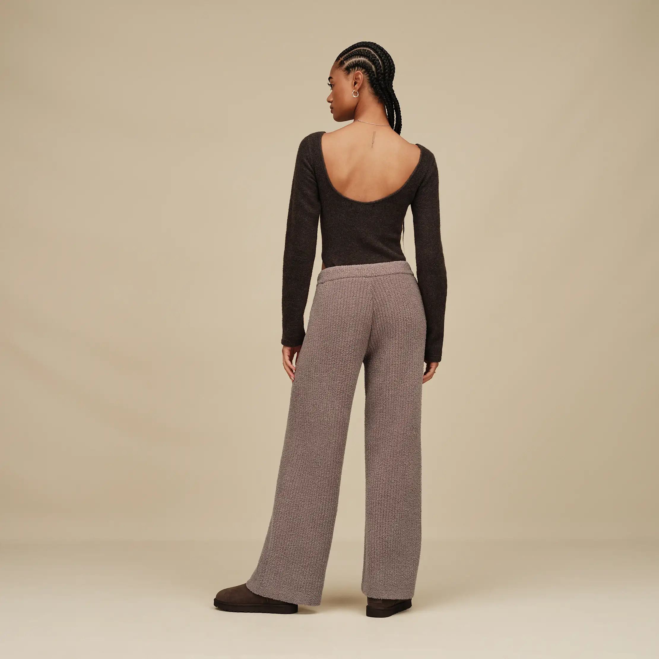 Pantalon côtelé à jambe droite Couria