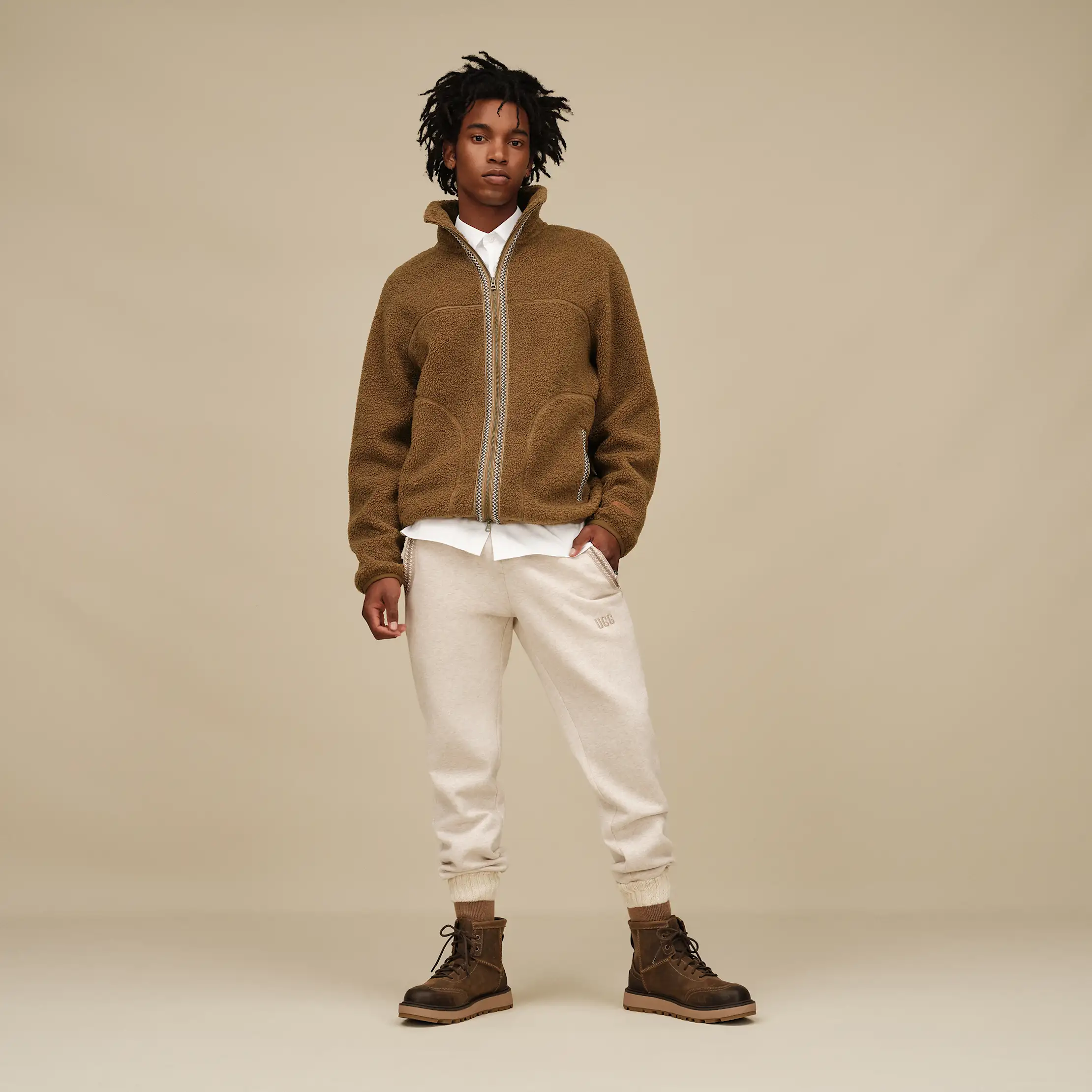 Veste à glissière complète UGGbraid