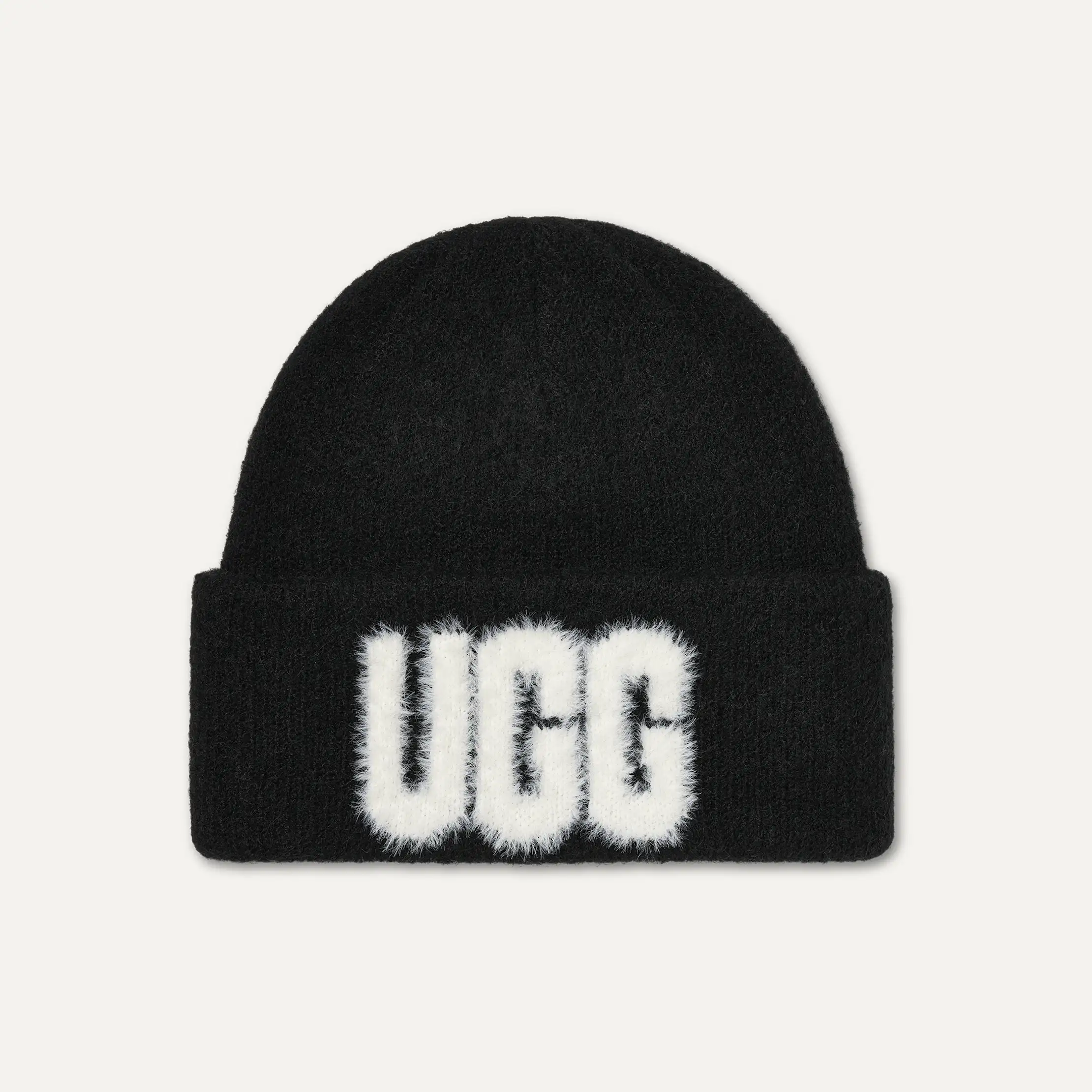 Bonnet à logo UGG pelucheux