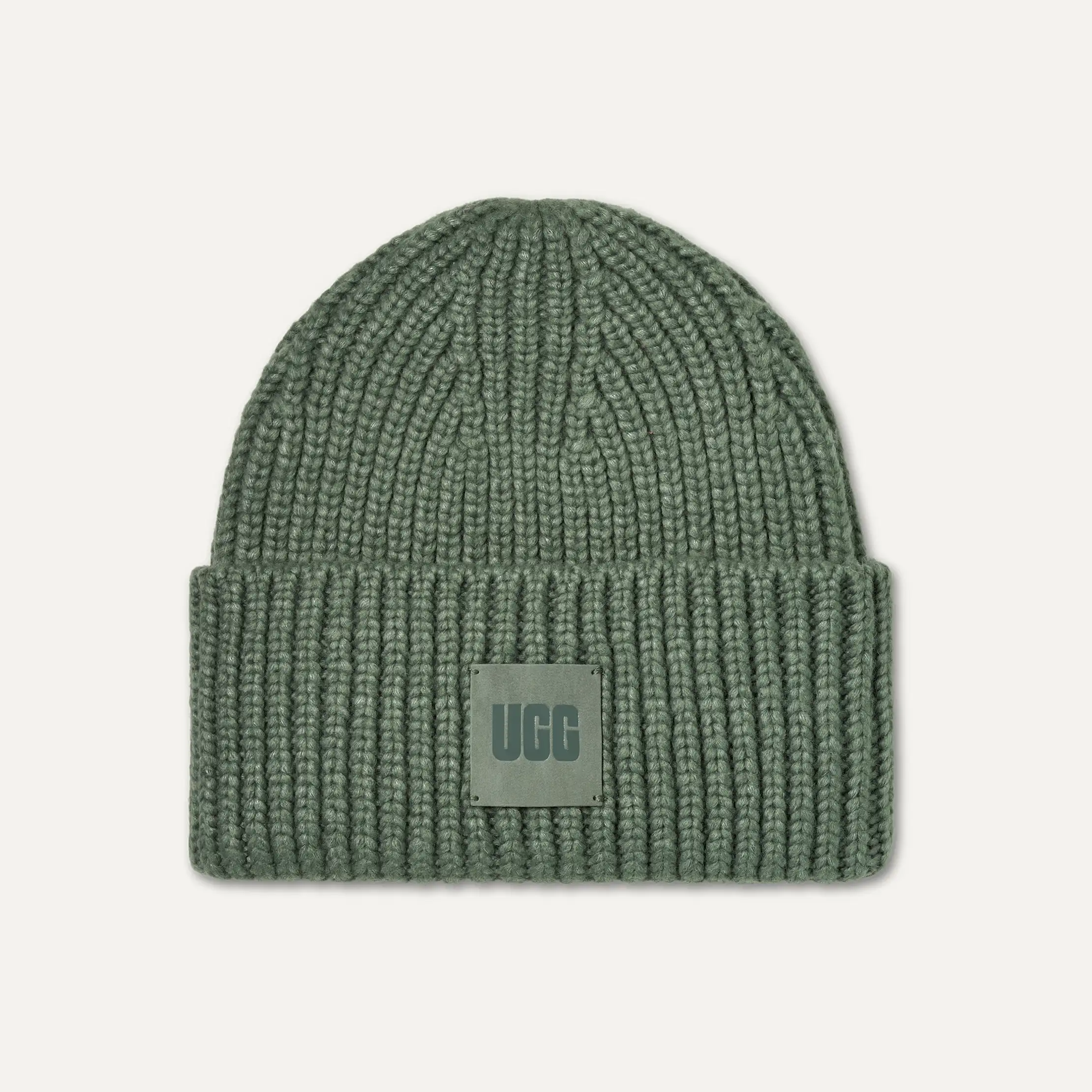Tuque en tricot côtelé à grosses mailles