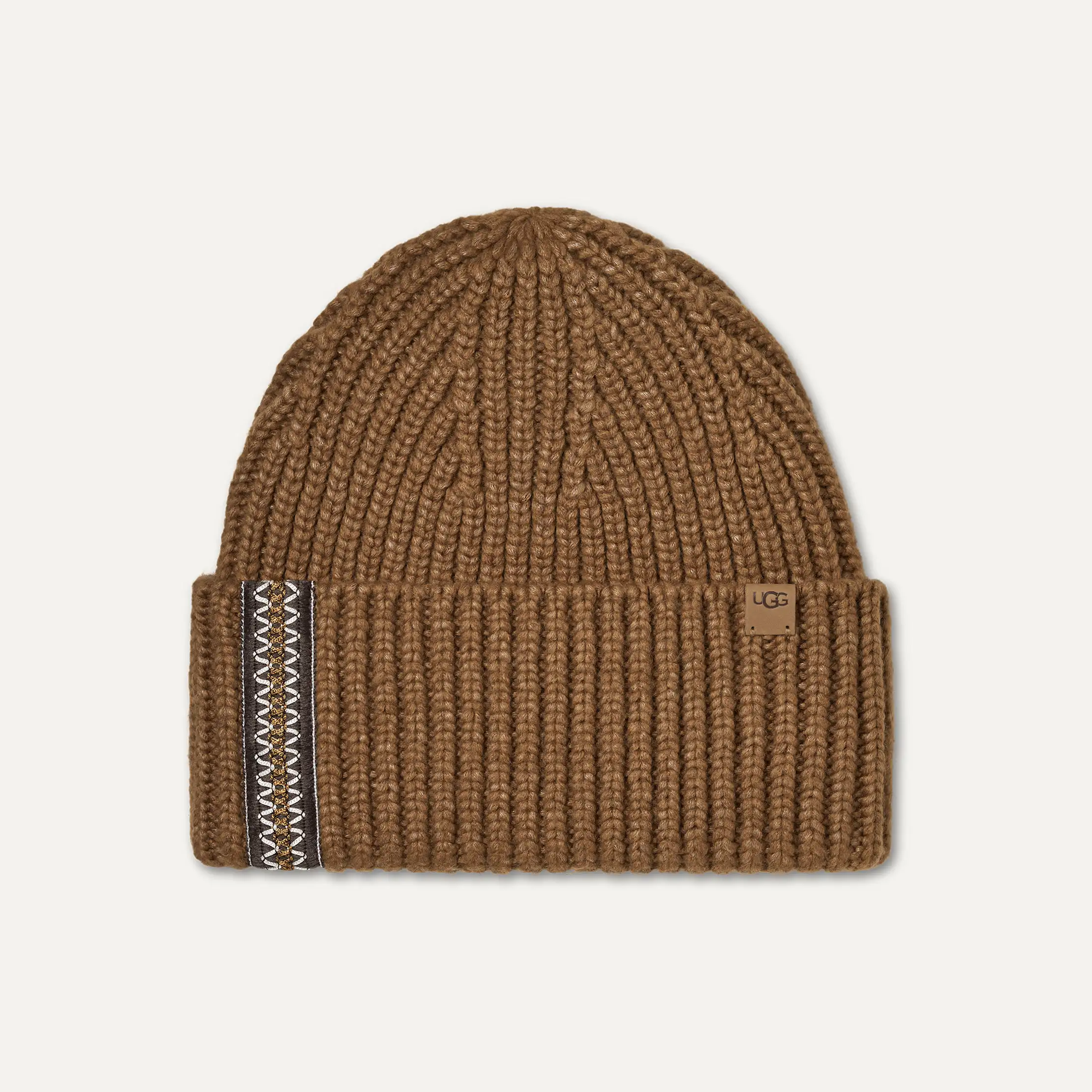 Tuque UGGbraid en tricot côtelé à grosses mailles