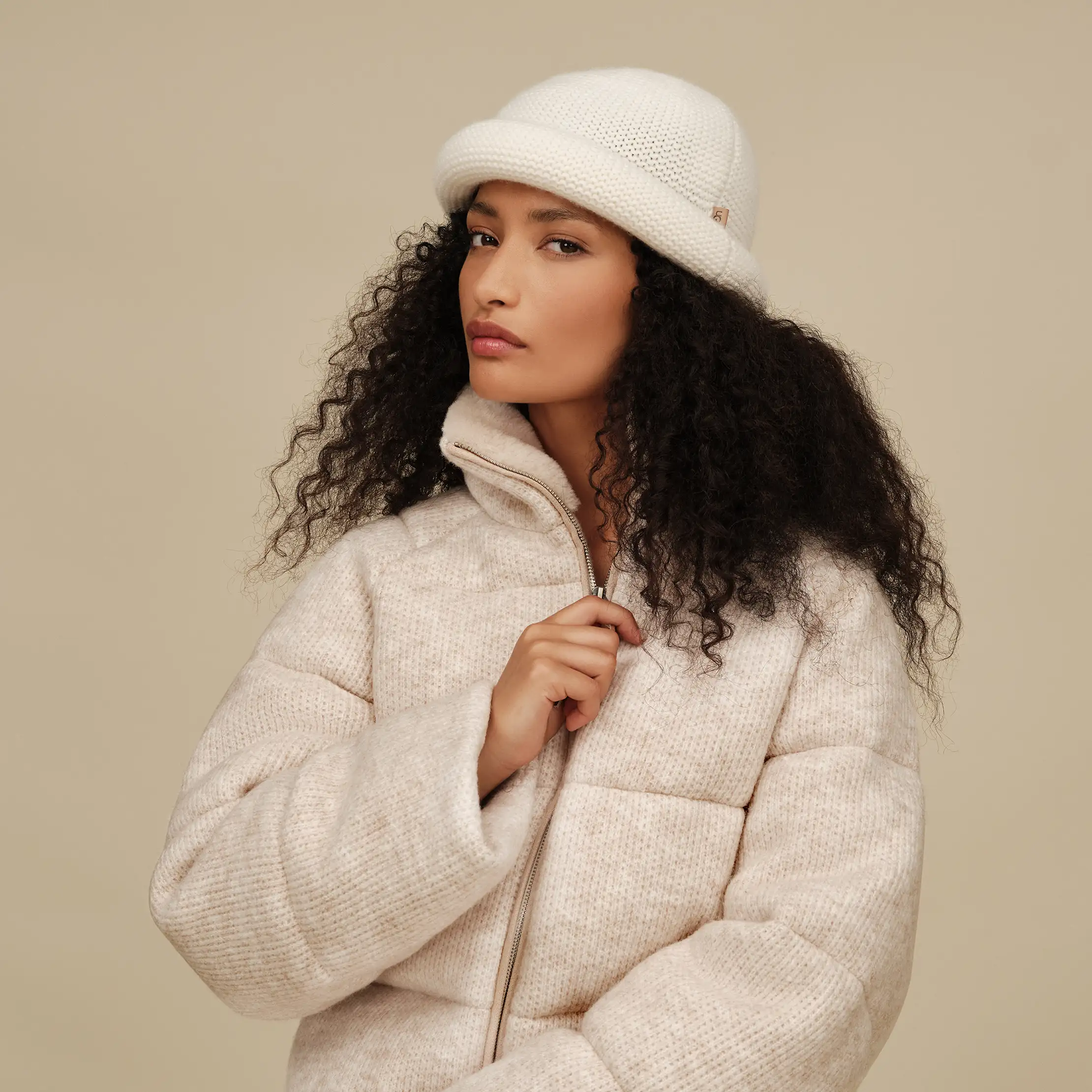 Rolled Knit Hat