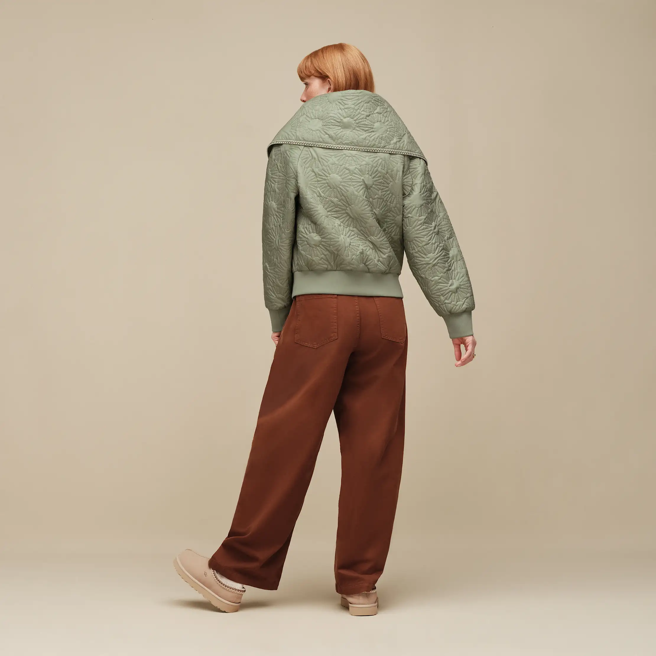 Solein Oversized-Collar Jacket