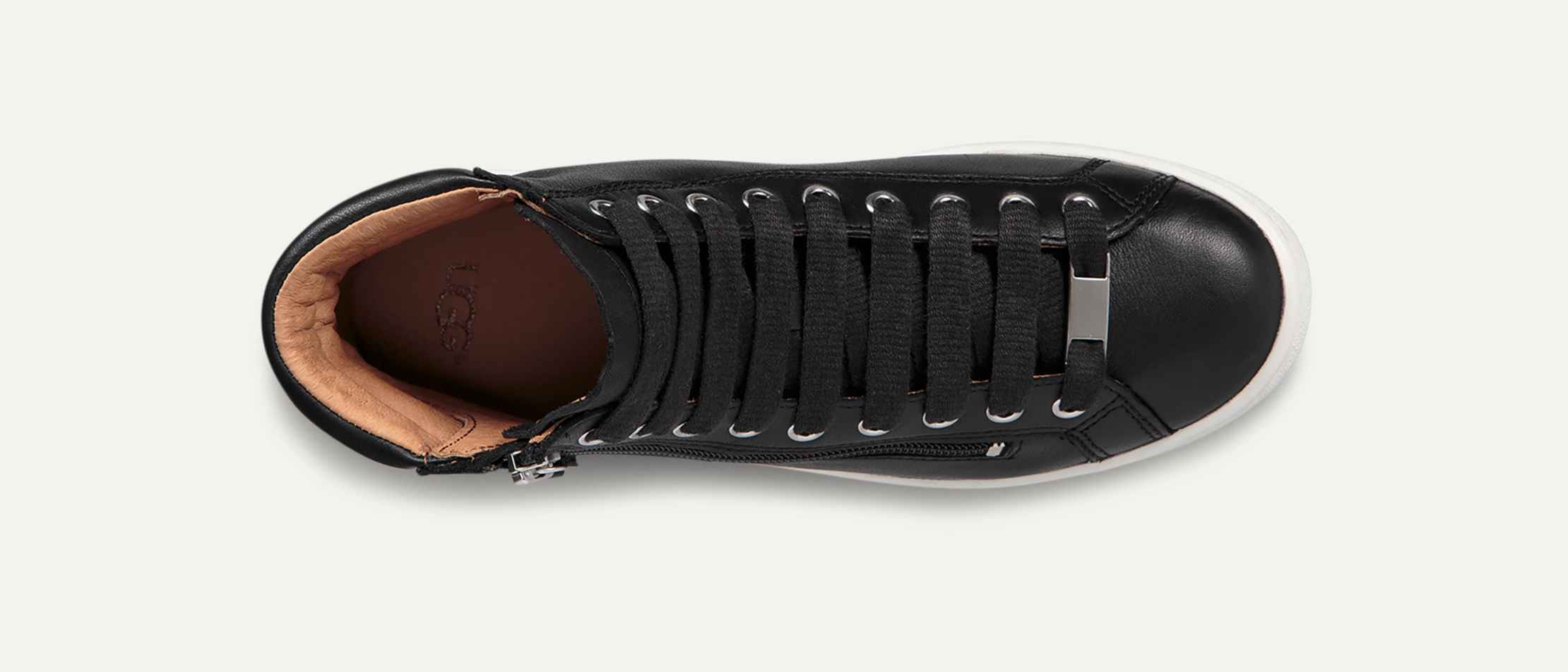 ugg olive high top sneaker black