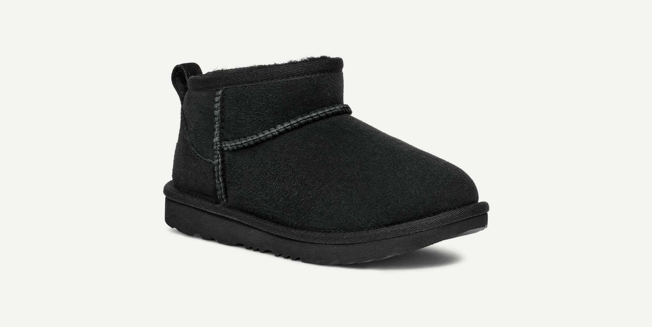 UGG CITYFUNC ZIP BLACK LEATHER PLATFORM BOOTS, WOMEN US 8.5