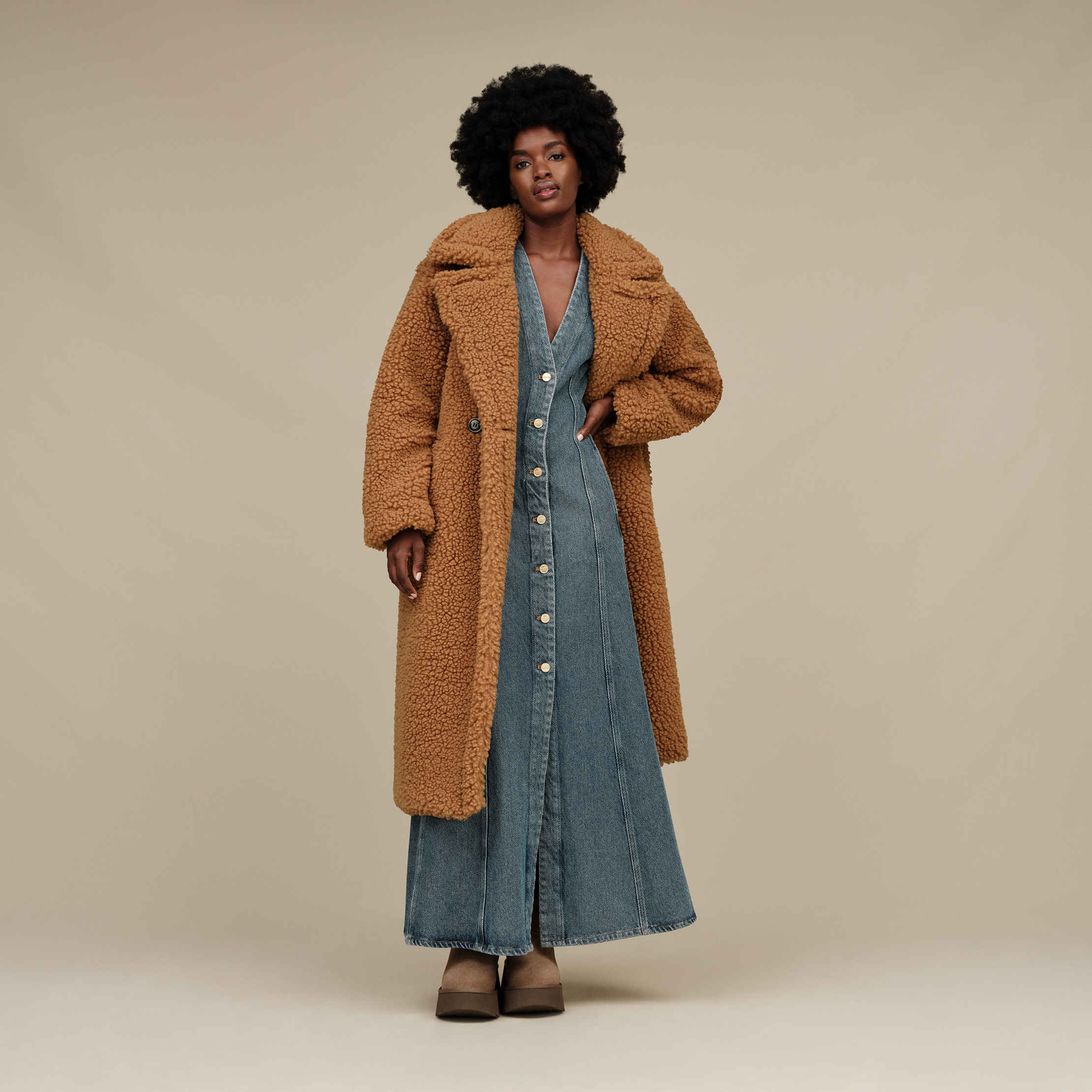 UGG Gertrude Long Teddy Coat for Women | UGG® UK