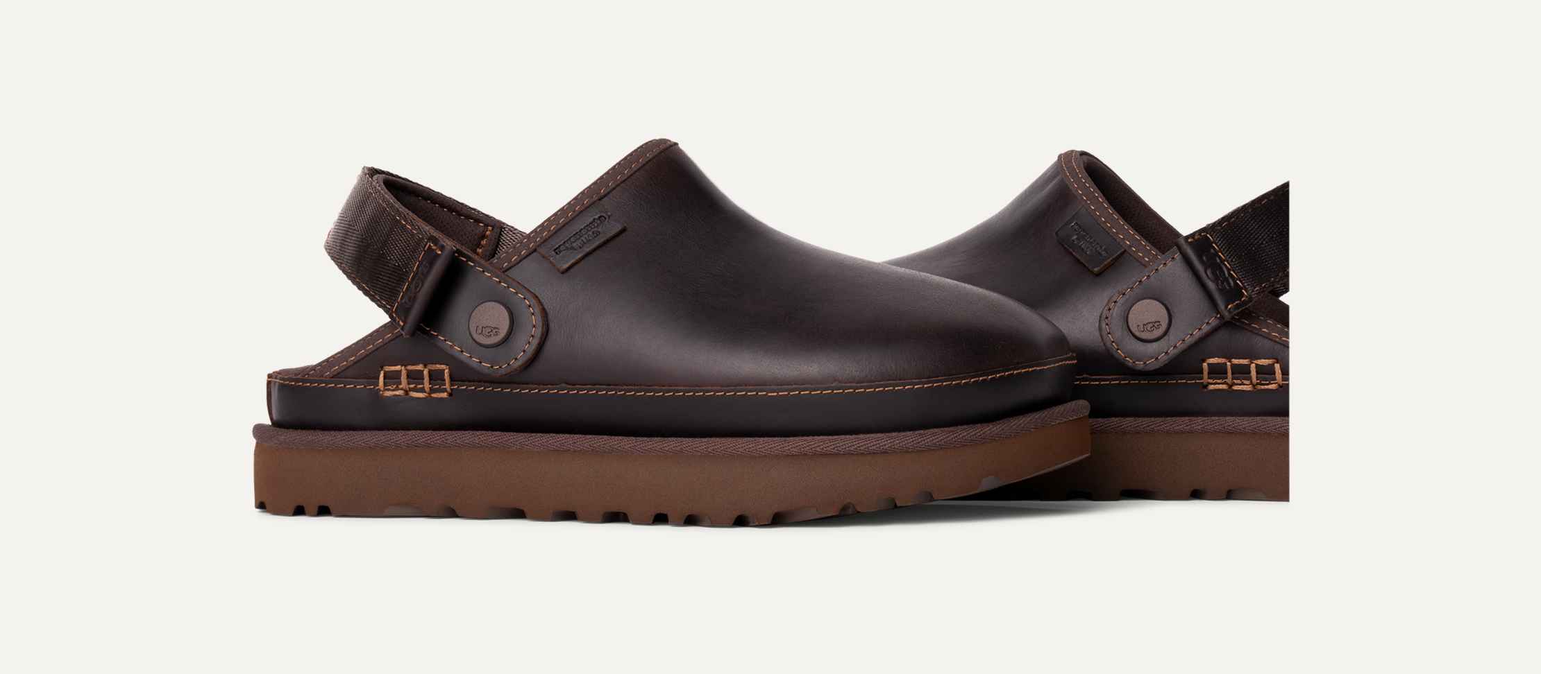 UGG® Goldenstar Clog LTHR Regen for Women | UGG®