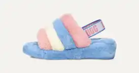 靴 UGG W FLUFF YEAH PRIDE UGG PRIDE FLUFF YEAH SLIDE UNBOXING REVIEW & TRY ON | FT