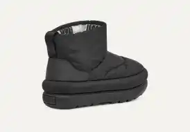 【新品未使用】UGG CLASSIC MAXI MINI シルバー サイズ６ UGG W CLASSIC MAXI MINI METALLIC SILVER 22FW-I（アグ
