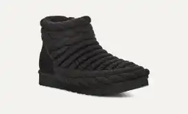 UGG W CLASSIC UGG KNIT ブラック UGG Classic Mini Chunky Knit Boot for Women | UGG® UK