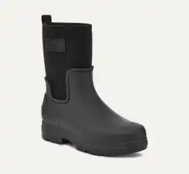 Amazon.com | UGG Women's Droplet Boot, Black, 5 | Rain Footwear