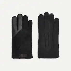 Gants en peau de mouton contrastée