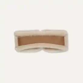 Bandeau en peau de mouton et suède