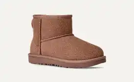 靴 UGG CLASSIC MINI II GRAPHIC LOGO 1110083 UGG Classic Mini II Graphic Logo 1110083 Sz 9 Oyster/ Neon