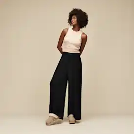 Pantalon large côtelé Imogen