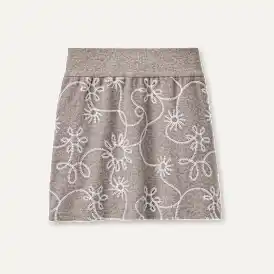 Botanic Embroidered Skirt