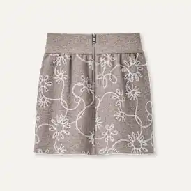 Botanic Embroidered Skirt