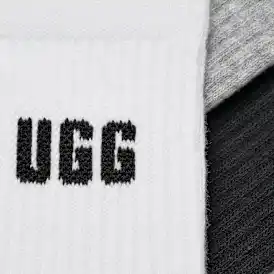 Paquet de 3 chaussettes quart de longueur à logo Quinlin