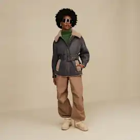 Ensily Belted Jacket
