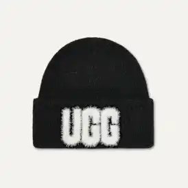 Bonnet à logo UGG pelucheux