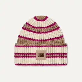 Tuque en tricot côtelé à grosses mailles