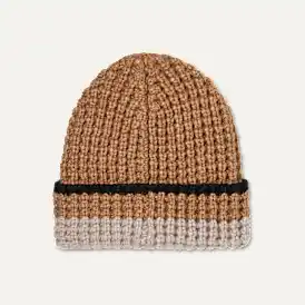 Waffle Stripe Beanie