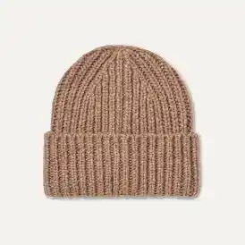 Tuque en tricot côtelé à grosses mailles