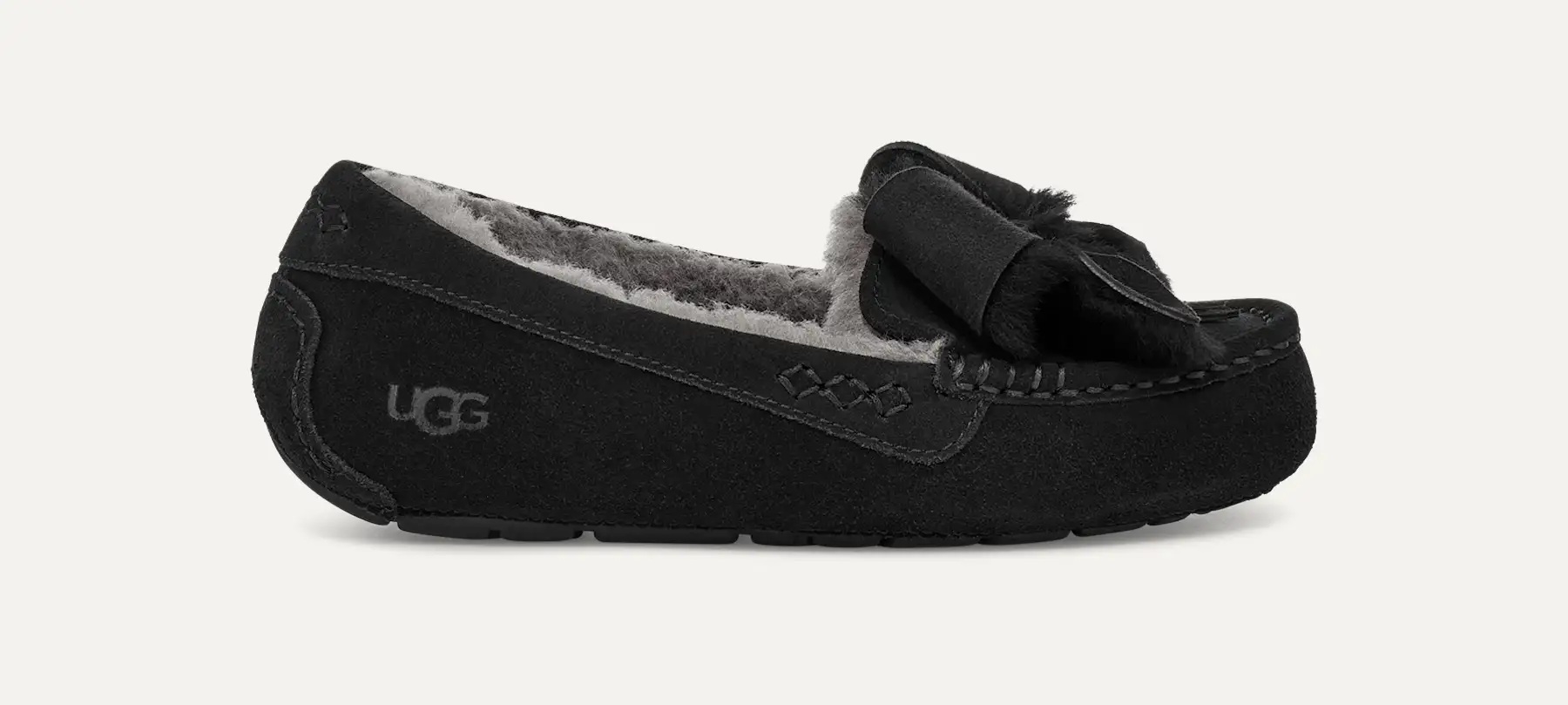 UGG W ANSLEY FUR BOW ブラック 6 Bailey Bow II Boot | UGG