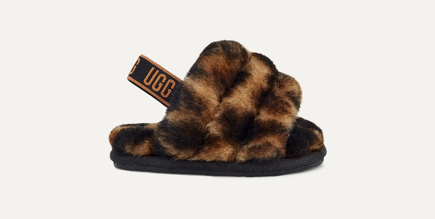 Fluff Yeah Slide Panther Print Slipper for Babies | UGG®