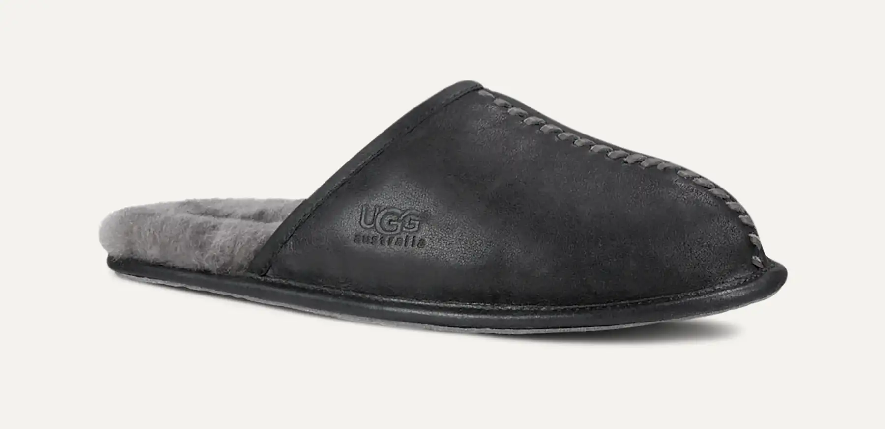 UGG Scuff Deco Leather Slipper for Men | UGG® UK